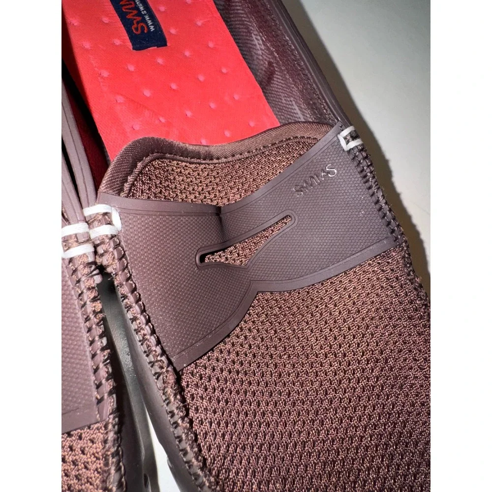 Swims Men's Penny Loafers Brown Rubber Boat Slip On Mesh Water Shoes Size 10